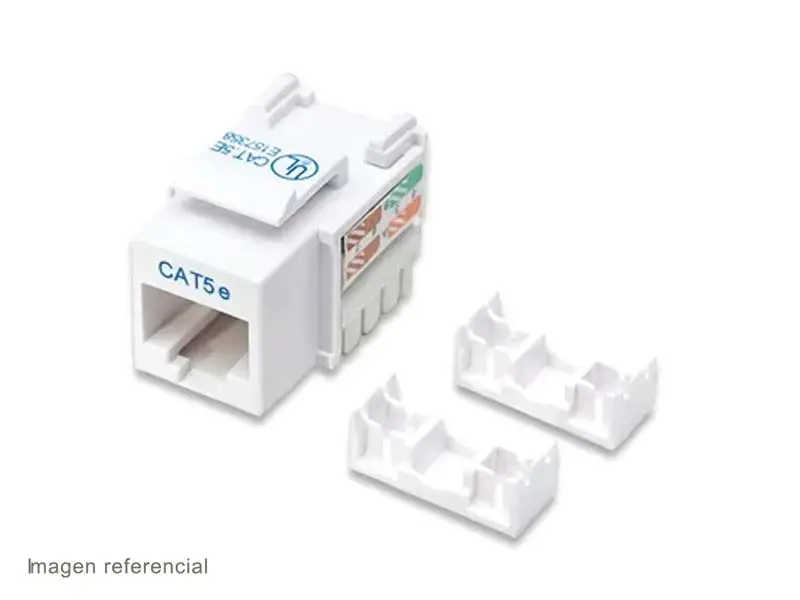 Keystone Jack Lanpro Cat.5E Blanco - Imagen 2