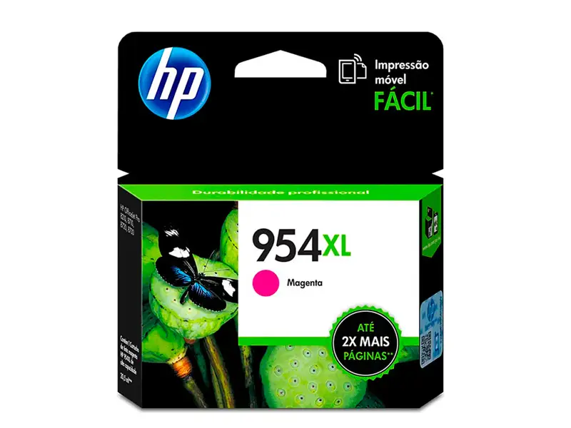 Cartucho de Tinta HP 954XL Magenta Original (L0S65AL) Officejet Pro 8210/8710/8720/8730/7740 (1600pgs)