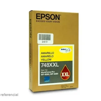 Cartucho de Tinta Epson 748 Amarillo WorkForce Pro WF-6090/6590 69ml