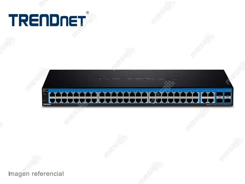 Switch TRENDnet TEG-524WS 52 Puertos Gigabit Port Web Smart