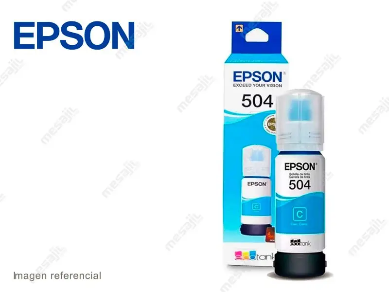 Botella de Tinta Epson T504220 Cyan L4150/L4160/L4260/L6171/L6270