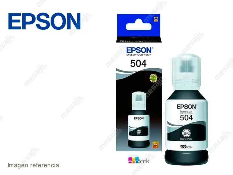 Botella de Tinta Epson T504120 Black L4150/L4160/L4260/L6171/L6270