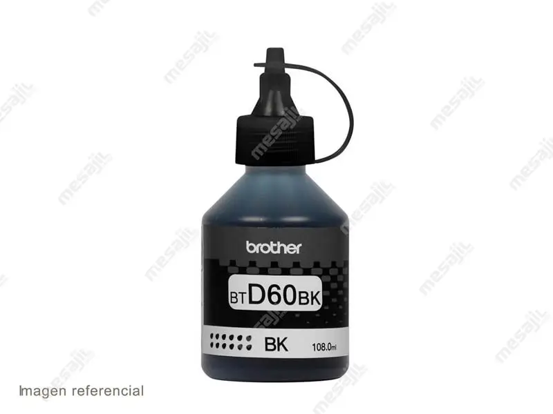 Tinta BROTHER BTD60BK Black T420W T520W T720DW T820DW T920DW 4500DW - Imagen 2