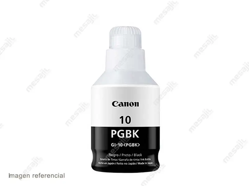Botella de Tinta Canon GI-10 Negro G5010/G5011/G6010/G6011 - Imagen 2