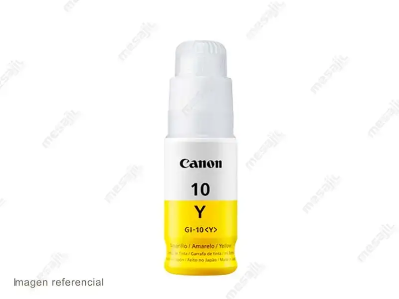 Botella de Tinta Canon GI-10 Amarillo G5010/G5011/G6010/G6011 - Imagen 2