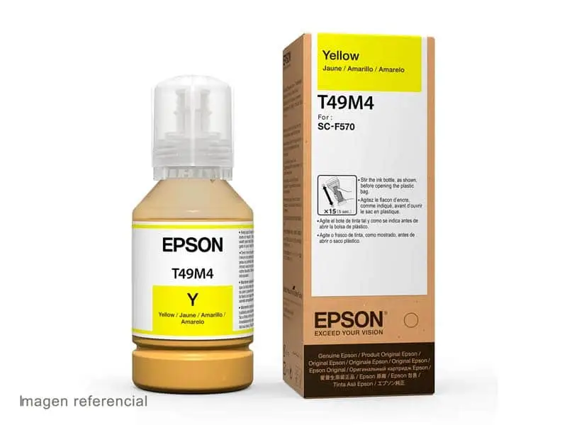 Botella de Tinta Epson T49M420 Yellow Sublimación SureColor F570/F170 - Imagen 2