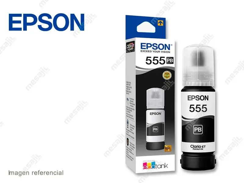 Botella de Tinta Epson T555120 Negro L8160/L8180