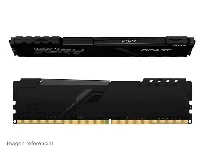 Memoria DDR4 16GB Kingston FURY Beast 3200MHz CL16 1.35V Black - Imagen 3