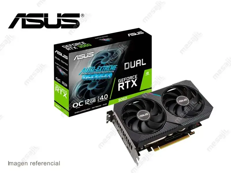 Tarjeta Grafica ASUS Dual NVIDIA GeForce RTX 3060 OC 12GB GDDR6