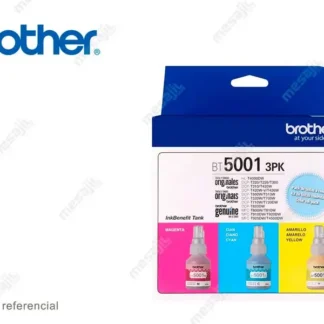 Tinta BROTHER KIT BT5001 3PK-TANK Cyan Magenta Yellow T520W T720DW T820DW MFC-T920DW