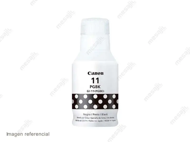 Botella de Tinta Canon GI-11 Black G2160/G3160 135ml - Imagen 2