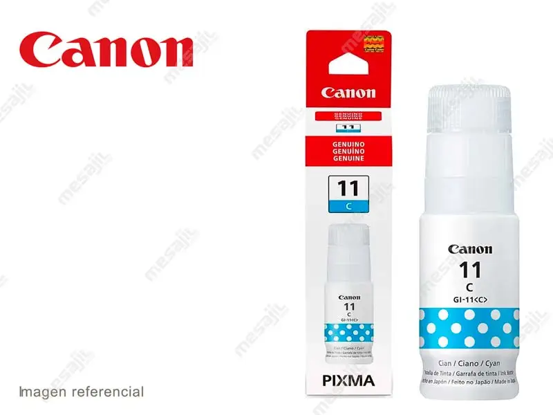 Botella de Tinta Canon GI-11 cyan G2160/G3160 70ml
