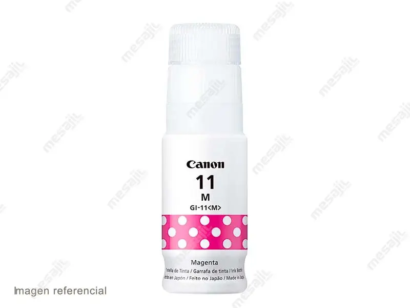 Botella de Tinta Canon GI-11 magenta G2160/G3160 70ml - Imagen 2