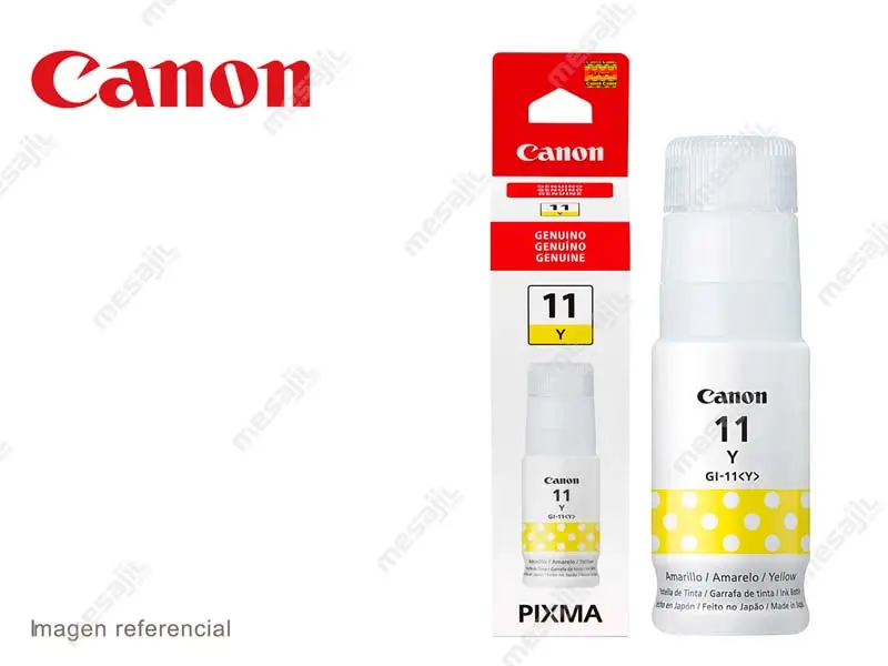 Botella de Tinta Canon GI-11 Yellow G2160/G3160 70ml
