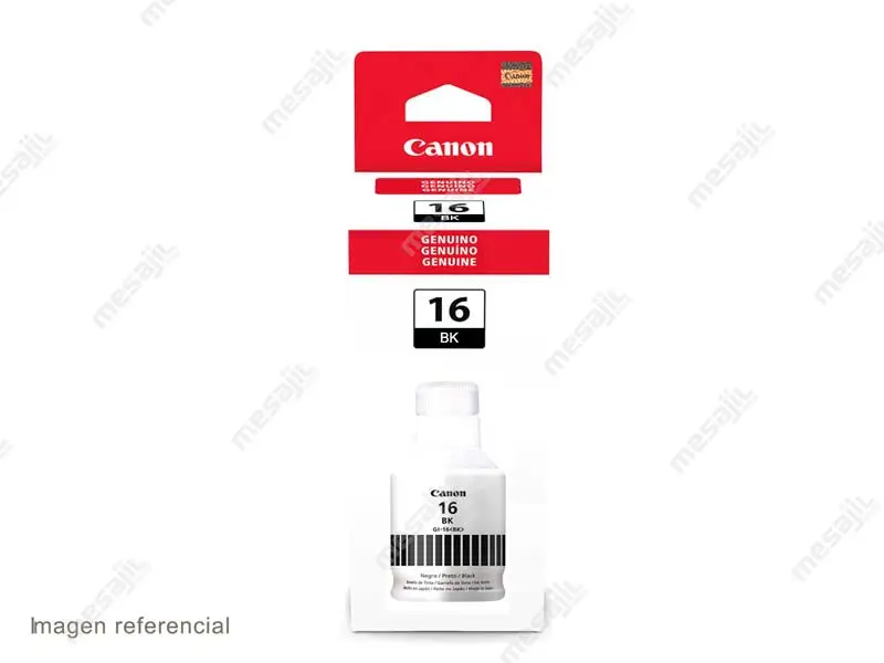 Botella de Tinta Canon GI-16 Black GX6010/GX7010 170ml - Imagen 2