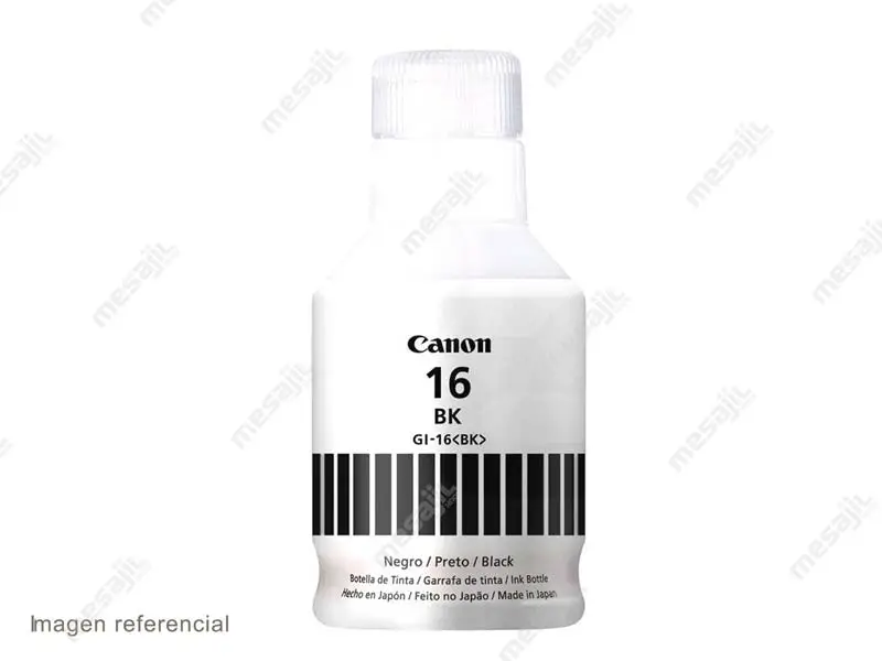 Botella de Tinta Canon GI-16 Black GX6010/GX7010 170ml - Imagen 3