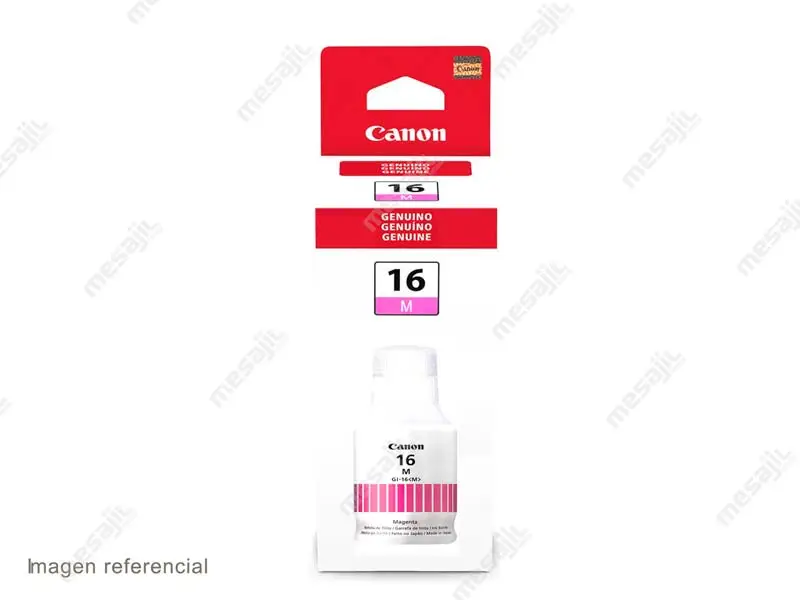 Botella de Tinta Canon GI-16 Magenta GX6010/GX7010 135ml - Imagen 2