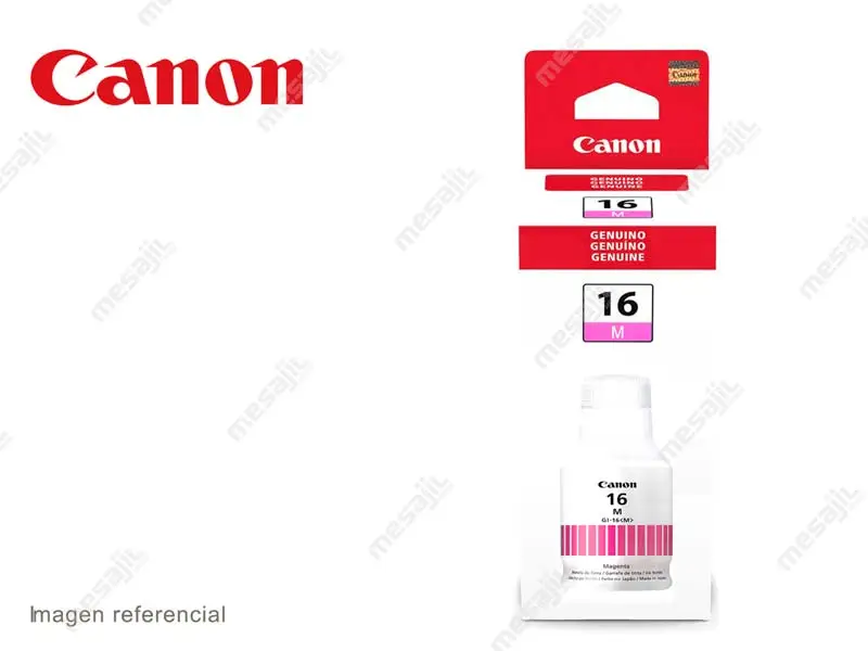 Botella de Tinta Canon GI-16 Magenta GX6010/GX7010 135ml