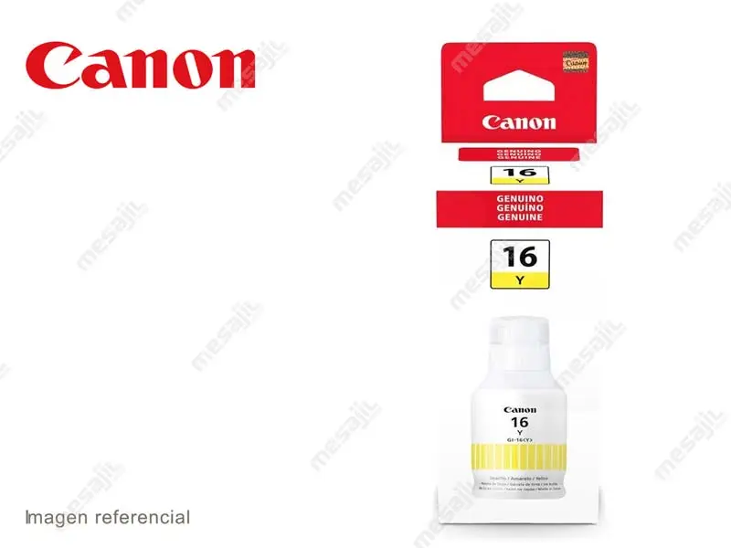 Botella de Tinta Canon GI-16 Yellow GX6010/GX7010 135ml