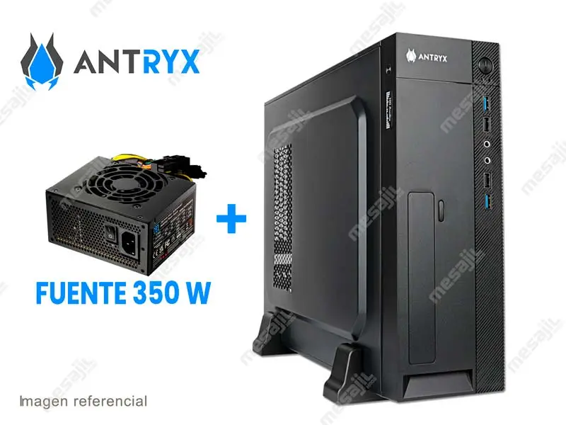 Case Antryx SLIM NS-200 + Fuente 350W 80 Plus Bronze