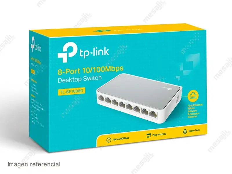 Switch TP-Link 8 puertos TL-SF1008D 10/100Mbps. - Imagen 3