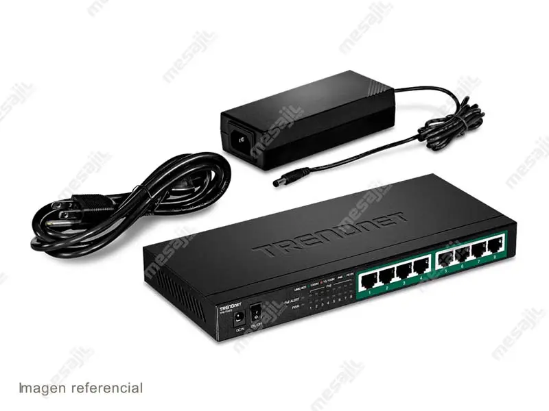 Switch TRENDnet TPE-TG83 8 Puertos Gigabit PoE+ (65W) - Imagen 3
