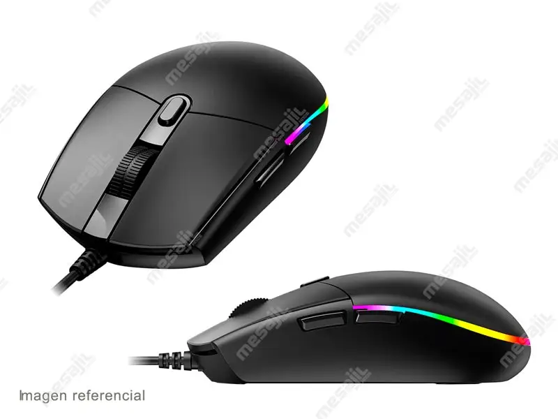 Mouse Gaming Antryx Chrome Storm M640 V2 RGB DPI 4200 - Imagen 2