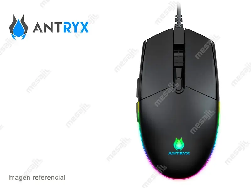 Mouse Gaming Antryx Chrome Storm M640 V2 RGB DPI 4200