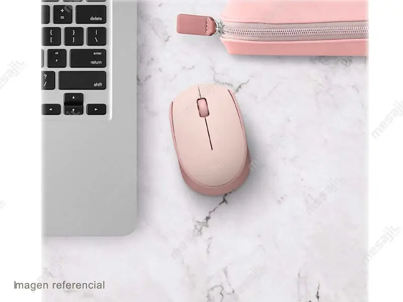 Mouse Logitech M170 Wireless Rose - Imagen 3
