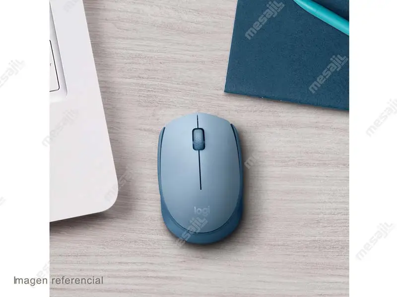 Mouse Logitech M170 Wireless Blue Gray - Imagen 3