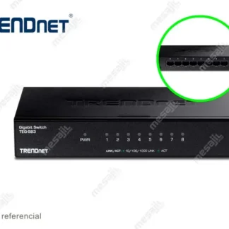 Switch TRENDnet 8 puertos TEG-S83 Gigabit GREENnet Carcasa de Metal