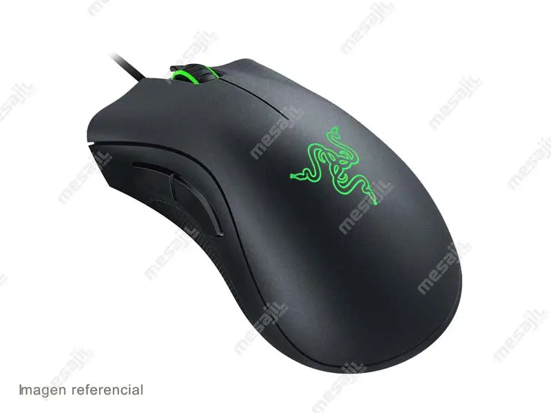 Mouse Gaming Razer Deathadder Essential Green Light Black - Imagen 3