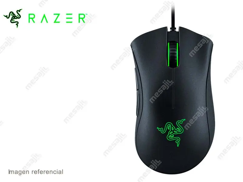 Mouse Gaming Razer Deathadder Essential Green Light Black