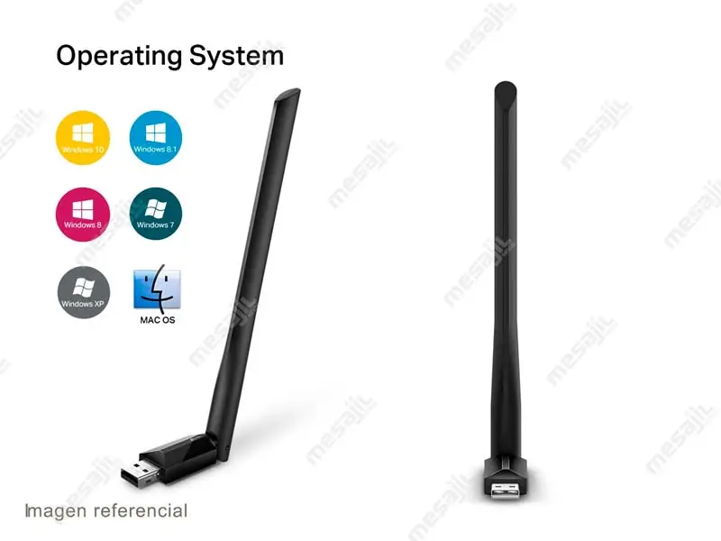 Adaptador USB Wi-Fi 5 TP-Link Archer T2U Plus AC600 Antena - Imagen 2