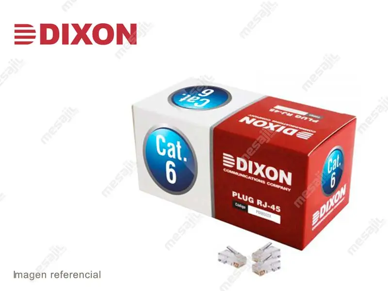 CONECTOR DE RED DIXON Plug RJ-45 CAT-6
