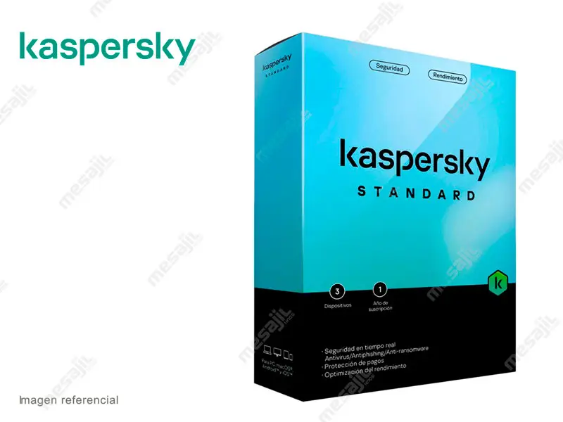 Antivirus Kaspersky Standar 3PC 1 AÑO