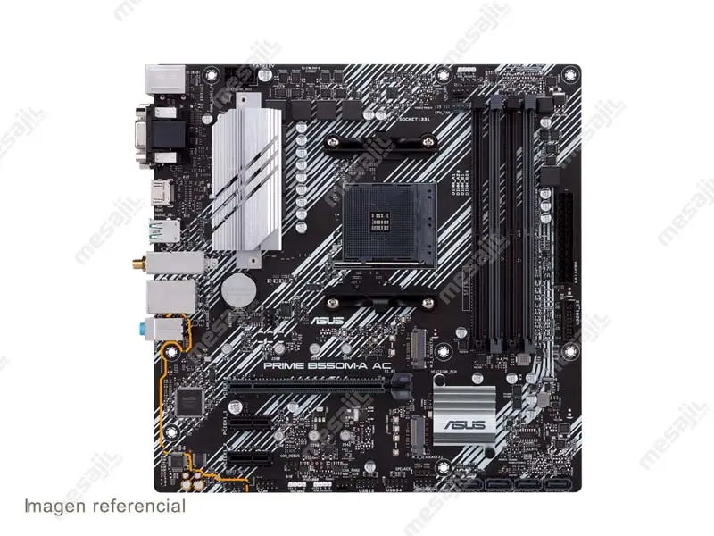 Placa ASUS Prime B550M-A AC AMD AM4 DDR4 HDMI USB 3.2 M.2 - Imagen 2