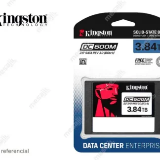 Unidad SSD Interno de 3840GB Kingston DC600M 2.5″ 6Gb/s, NAND 3D