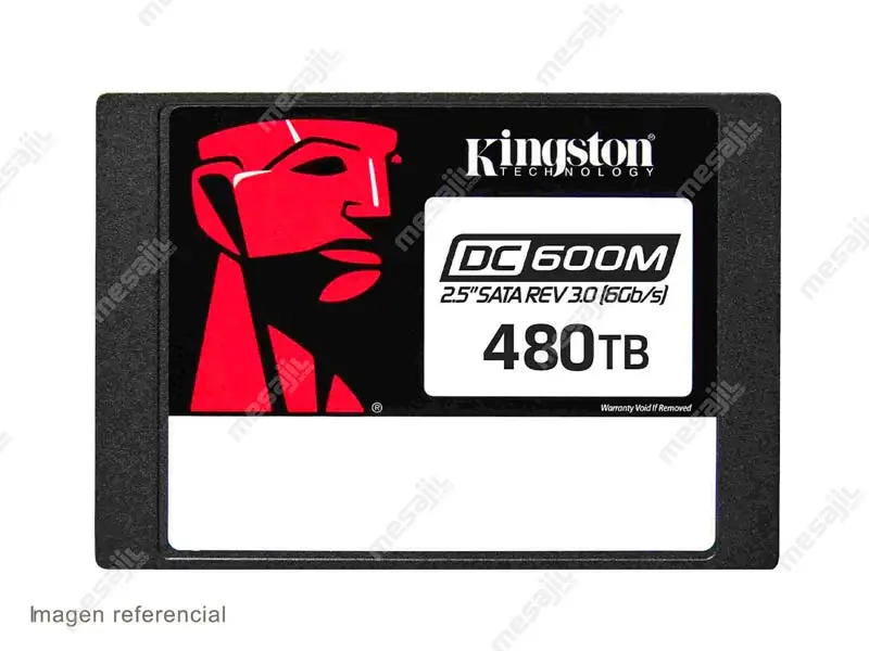 Unidad SSD Interno de 480GB Kingston DC600M 2.5″ 6Gb/s, NAND 3D - Imagen 2