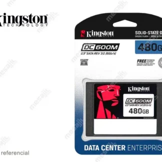 Unidad SSD Interno de 480GB Kingston DC600M 2.5″ 6Gb/s, NAND 3D