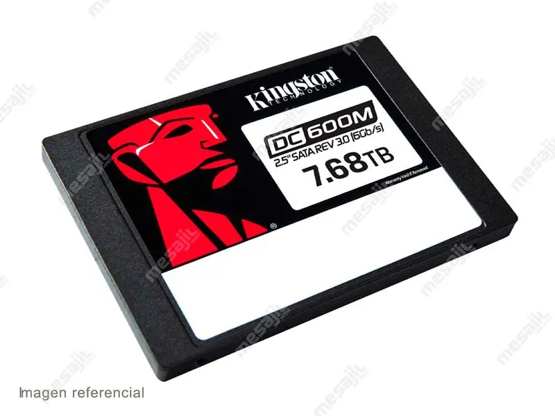 Unidad SSD Interno de 7680GB Kingston DC600M 2.5″ 6Gb/s, NAND 3D - Imagen 3