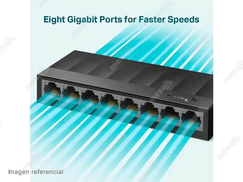 Switch TP-Link 8 Puertos LS1008G 10/100/1000 Mbps. - Imagen 3