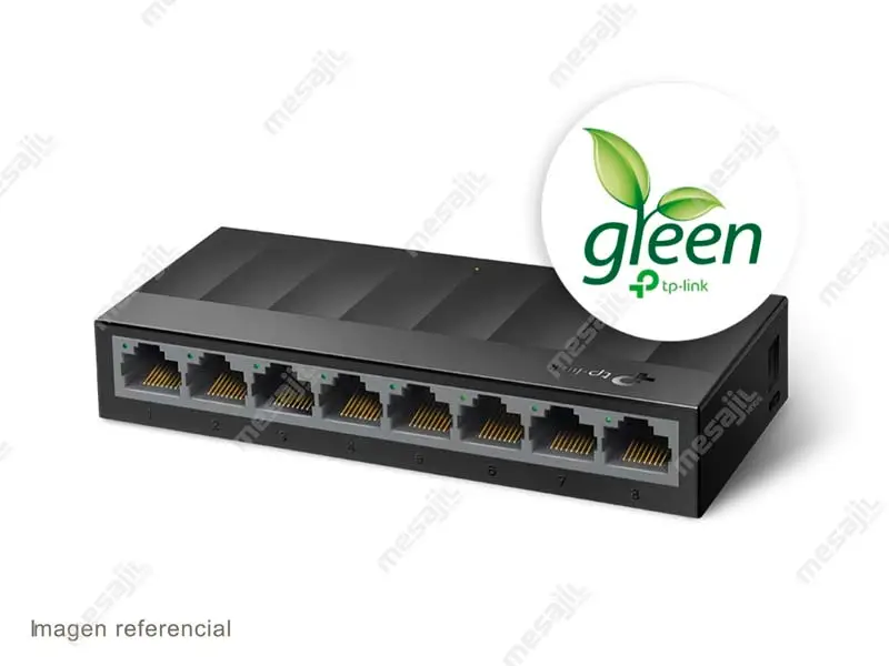 Switch TP-Link 8 Puertos LS1008G 10/100/1000 Mbps. - Imagen 2