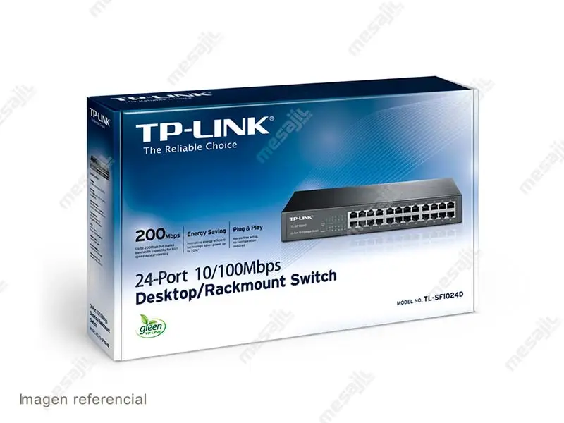 Switch TP-Link 24 Port TL-SF1024D 10/100Mbps. - Imagen 3