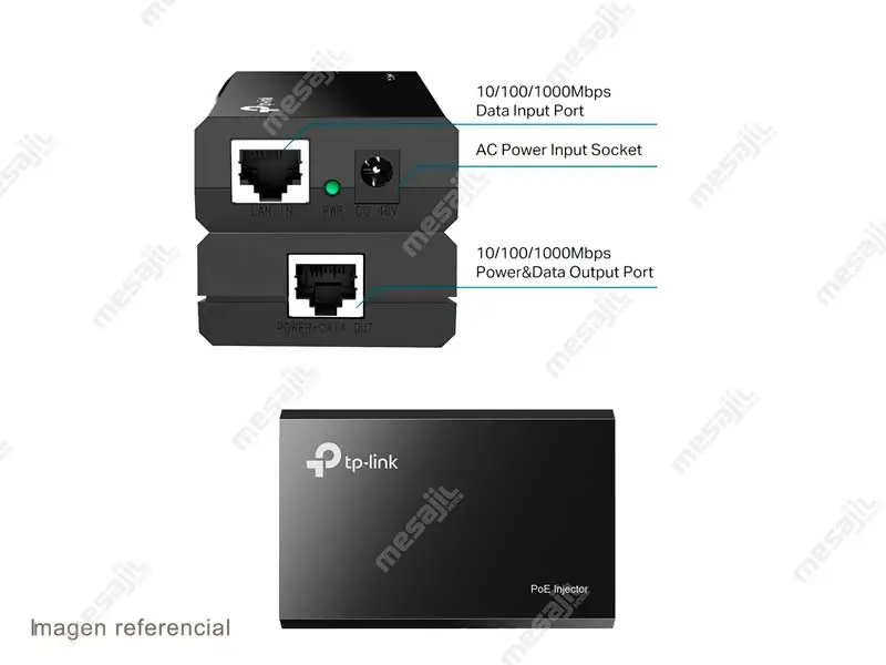 Inyector TP-Link TL-POE150S Gigabit PoE 12VDC/5VDC - Imagen 2