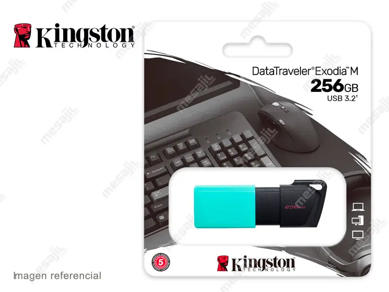 Memoria USB 3.2 256GB Kingston DataTraveler Exodia M (DTXM/256GB)