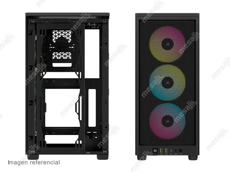 Case Corsair iCUE 2000D RGB AIRFLOW Mini ITX Black (CC-9011246-WW) - Imagen 3
