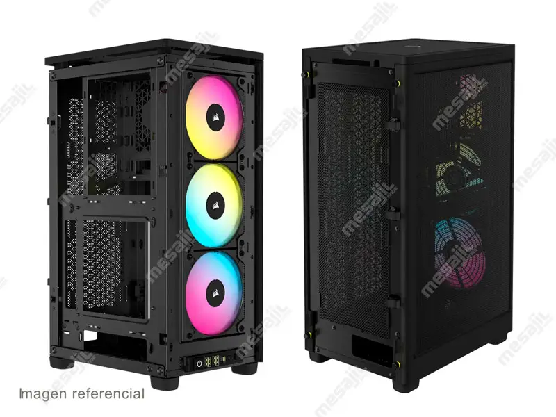 Case Corsair iCUE 2000D RGB AIRFLOW Mini ITX Black (CC-9011246-WW) - Imagen 2