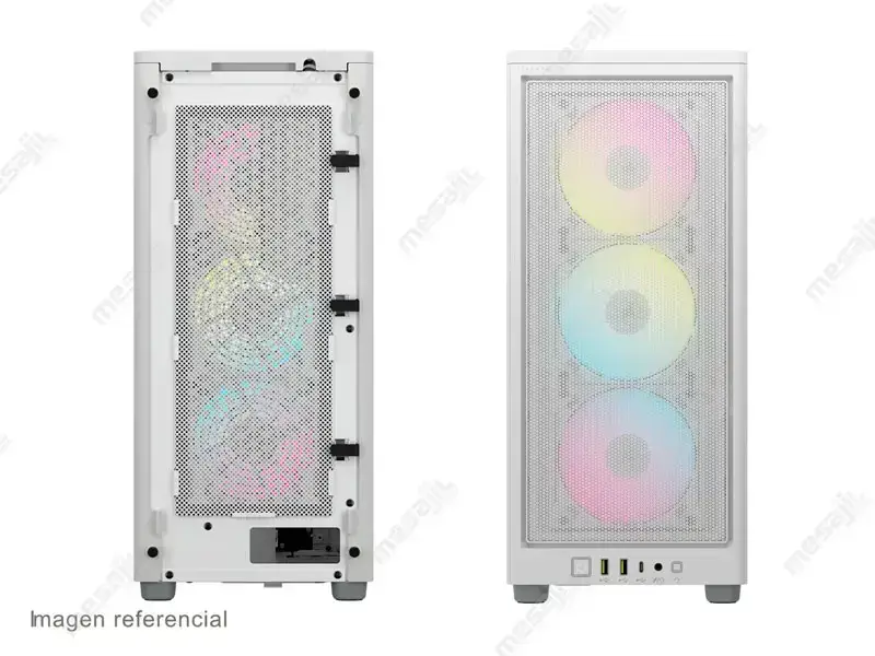 Case Corsair iCUE 2000D RGB AIRFLOW Mini ITX White (CC-9011247-WW) - Imagen 2
