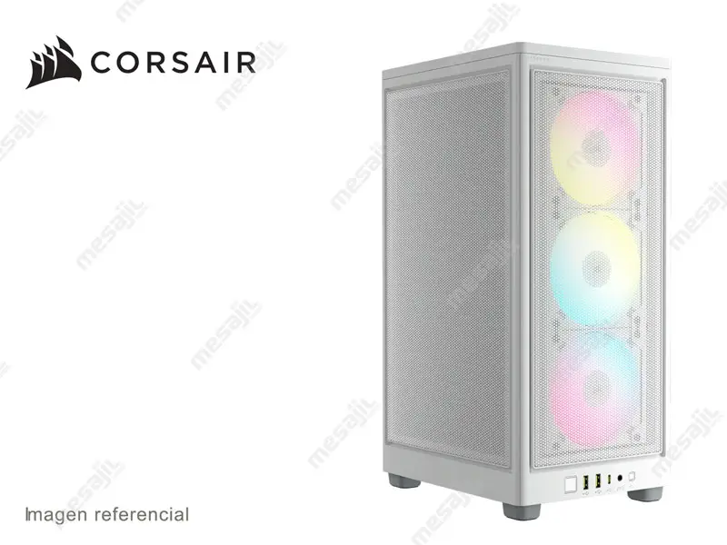 Case Corsair iCUE 2000D RGB AIRFLOW Mini ITX White (CC-9011247-WW)